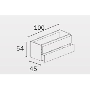 MUEBLE STEP 2 CAJ SUSPENDIDO+ LAVABO - Imagen 10