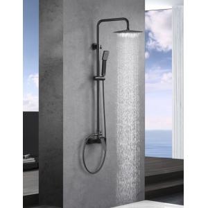 BARRA DUCHA ART BLACK GUN METAL MONOMANDO - Imagen 4