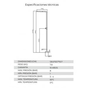 DUCHA EXTERIOR PISCINA TEXAS INOX NEGRO MATE - Imagen 4